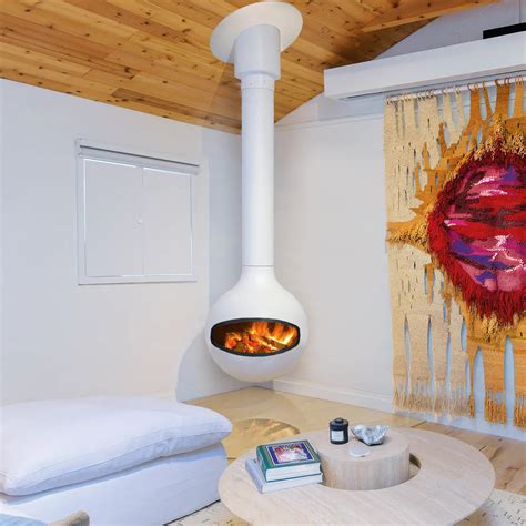 Bathyscafocus Indoor Floating Wood Fireplace .